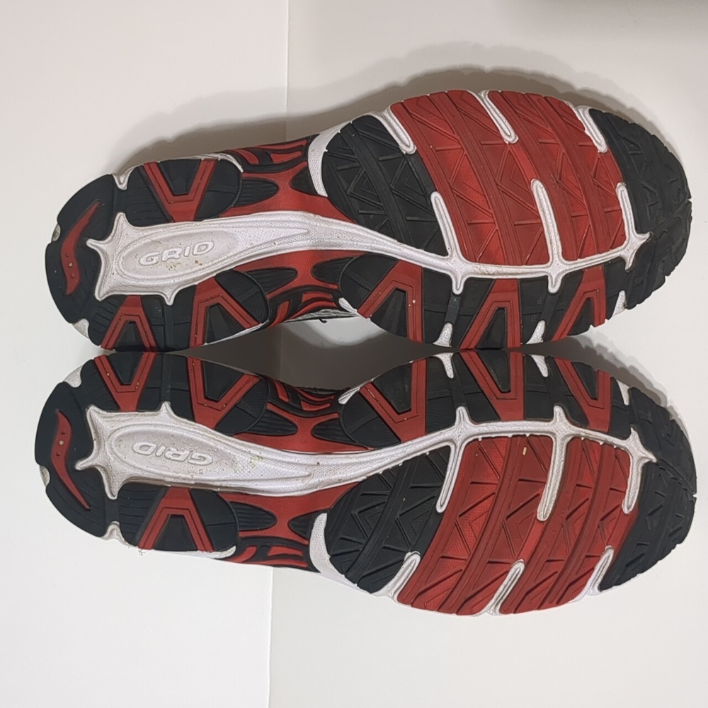 Saucony Mens Grid Phantom Running Shoes Size 8.5 red - silver - Picture 7 of 9